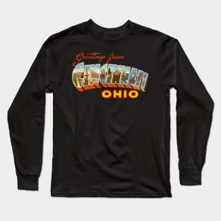 Greetings from Cincinnati Ohio Long Sleeve T-Shirt